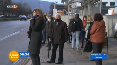 Има ли струпване на пътници в градския транспорт в София?