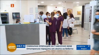 Уникална операция на 7-месечно бебе във Варна