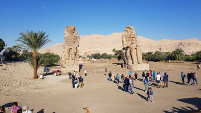 Церемонията по откриването на Алеята на сфинксовете в Египет