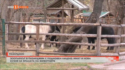 Зоопаркът в Пазарджик с подновен лиценз и нова кухня за храната на животните