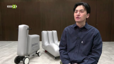 Надуваем скутер, който се събира в раница – японска иновация за кратко пътуване