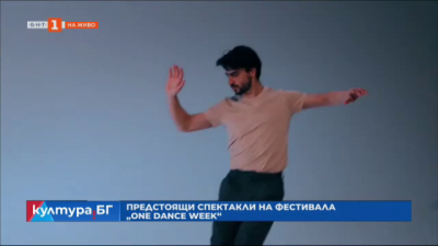 Предстоящи спектакли на фестивала „One dance week” в Дома на културата в Пловдив