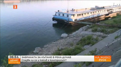 Забрана за къпане в река Дунав 