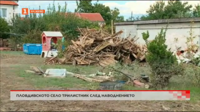 Пловдивското село Трилистник след наводнението