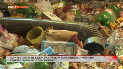 Кога и от кого ще бъдат разчистени боклуците в квартал Вароша в Благоевград 