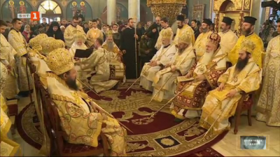 Първа литургия на български и северномакедонски архиерей на празника Сретение Господне в Пловдив