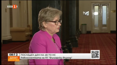 Виолета Комитова: Български възход имаше много сериозна роля в 48-ото НС