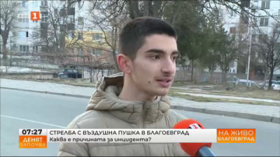 Стрелба с въздушна пушка в Благоевград: каква е причината за инцидента?