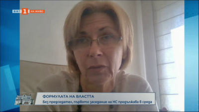 Боряна Димитрова: Има бледа надежда, че може да се сформира преходен парламент и преходно правителство за няколко месеца