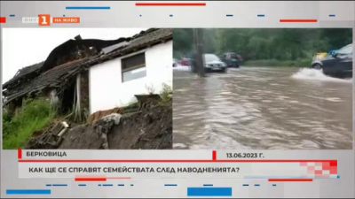 След наводненията в Берковица - как ще се справят семействата