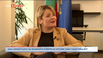 Заместник-министърът на външните работи на Косово Лиза Гаши