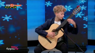 13-годишният Филип Донков – специален музикален гост в „100% будни“