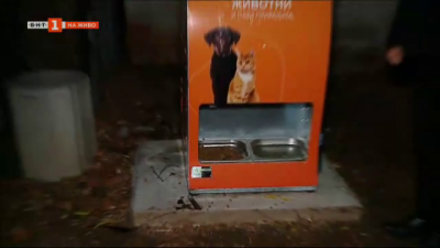 Автомати за храна за бездомни животни вече и в Пловдив