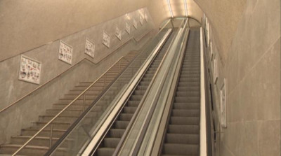 Неработещи ескалатори в столичното метро