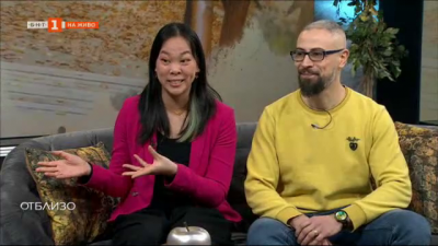 Митко и Джен, които се върнаха от Америка, за да гледат пчели у нас