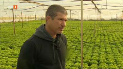 Веселин Трифонов - производител на зеленчуци в с.Склаве, община Сандански