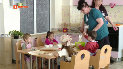 Домът за медико-социални грижи във Варна разполага с нова кухня, адаптирана за малки деца