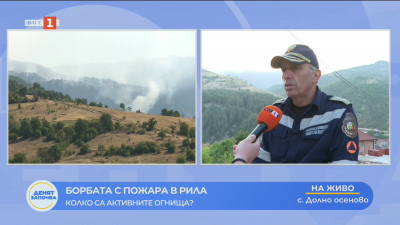 Повече от седмица бушува огънят в Рила, няма опасност за населените места