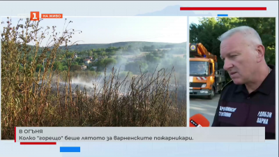 Колко горещо беше лятото за варненските пожарникари