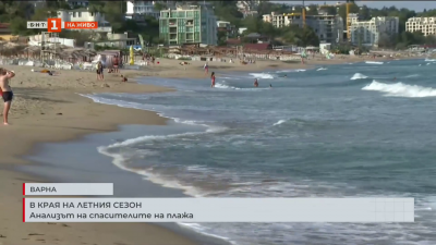 В края на летния сезон: Анализът на спасителите на плажа