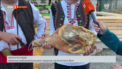 Празник на Еленския бут. Шествие със 124 метра българско знаме