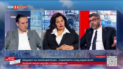 Бюджет на поправителен. Какво следва? Телевизионен подкаст с Цветанка Андреева, Добромир Живков и Кузман Илиев