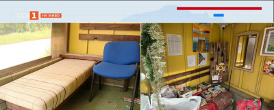 Автобусна спирка, която предлага домашен уют и арт декор