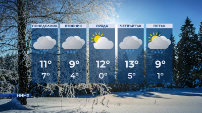 Поледици и значителни валежи в понеделник 
