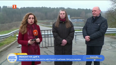 Ремонт на дига - работата в русенската местност Липник продължава