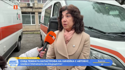 След тежката катастрофа на линейка с автобус