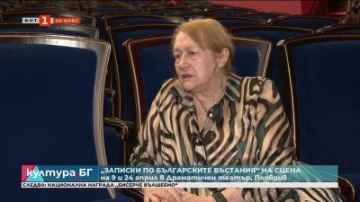 „Записки по българските въстания“ в Драматичния театър в Пловдив 