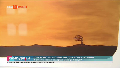 „Пустош - изложба на Димитър Солаков в столичната галерия „Кредо бонум“