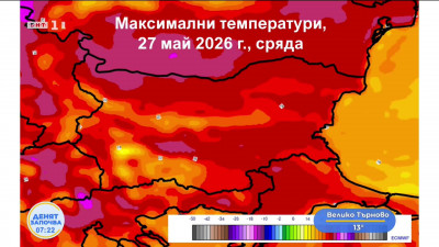 Май остава динамичен: валежи, силен вятър и температурни амплитуди