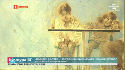 Изложбата „Пламен Вълчев - 75 години. Една дълго чакана среща“