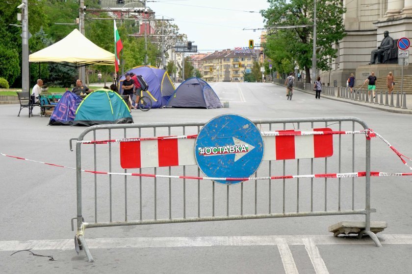 day protests three crossroads sofia remain blocked traffic