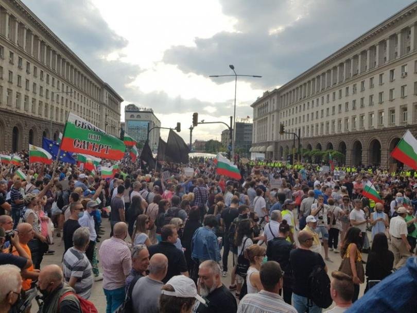 protests bulgaria serious violations order day unrest