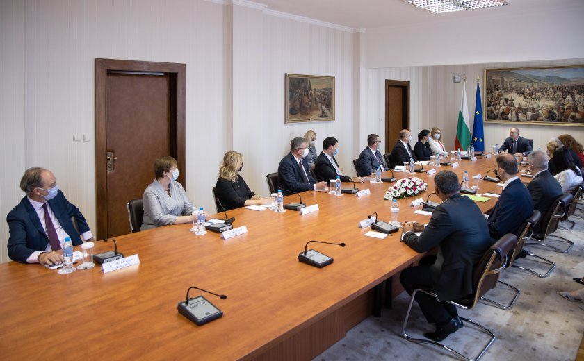 president radev met ambassadors countries participating ldquothree seasrdquo initiative