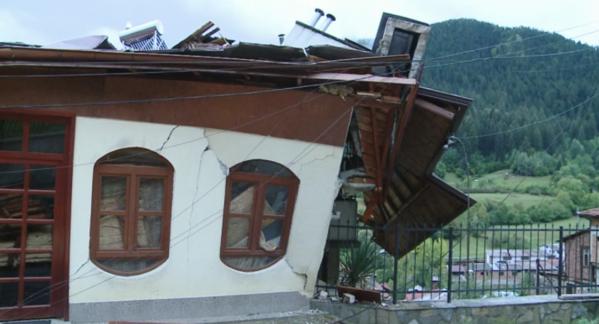 violent storm rips roofs off two houses smolyan