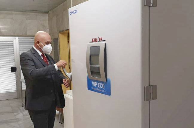 military medical academy received latest generation freezers storage vaccines