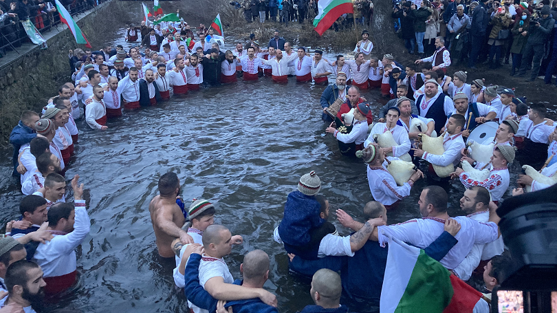 traditional menrsquos dance river epiphany took place kalofer despite anti epidemic measures mayor fined