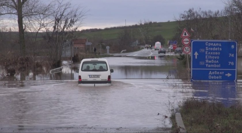 bourgas district after floodings village debelt most affected ahtopol rezovo road closed