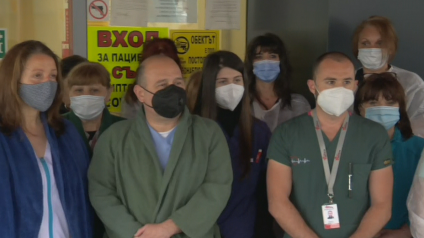 world health day medical professionals bulgaria hold minutersquos silence colleagues died covid