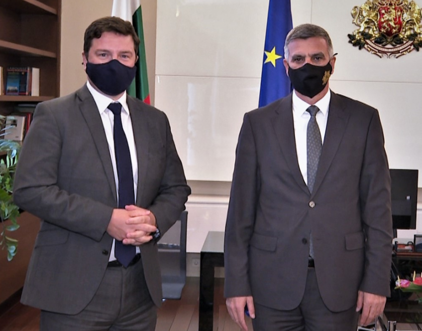 caretaker yanev british ambassador discussed forthcoming snap elections bulgaria three seas initiative