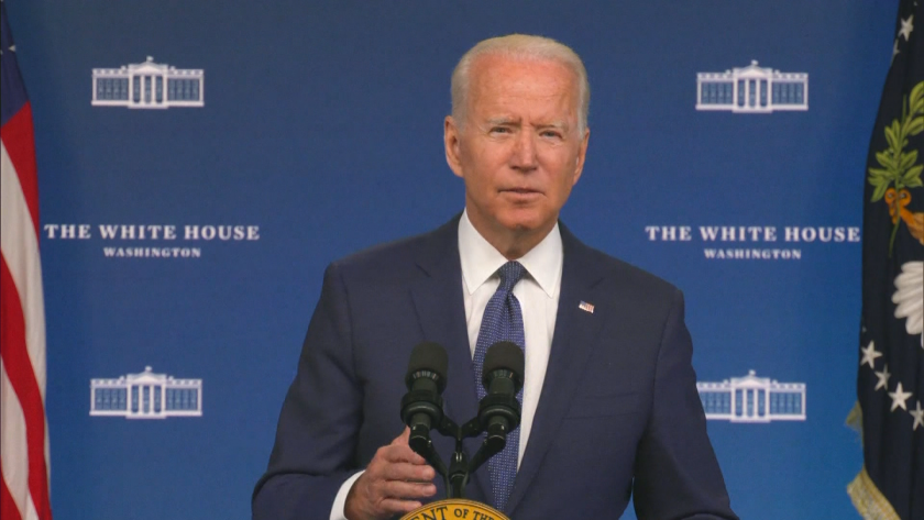 US President Joe Biden via video link: The United States supports the Three Seas initiative