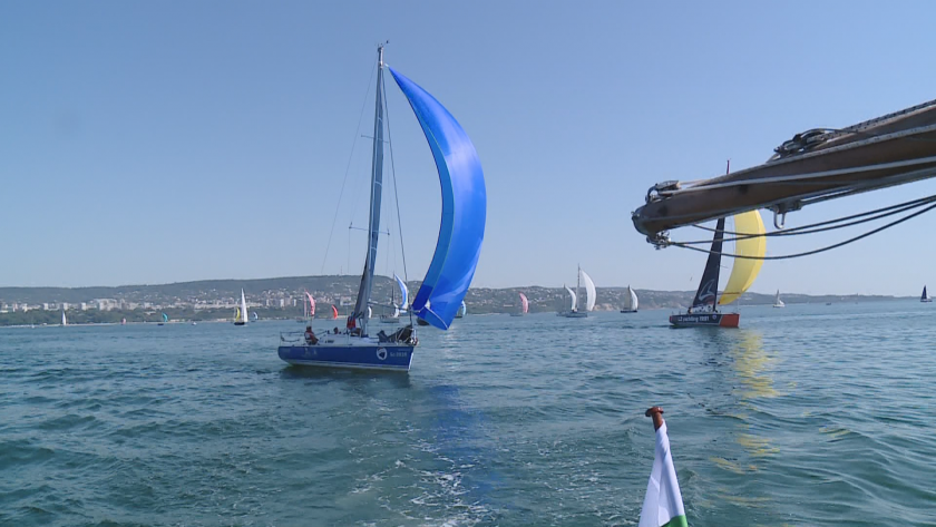 international sailing regatta ldquocor carollirdquo 2021 started bulgariarsquos coastal city varna