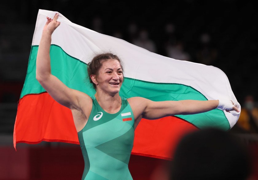 bulgarian evelina nikolova won bronze medal wrestling tokyo olympics