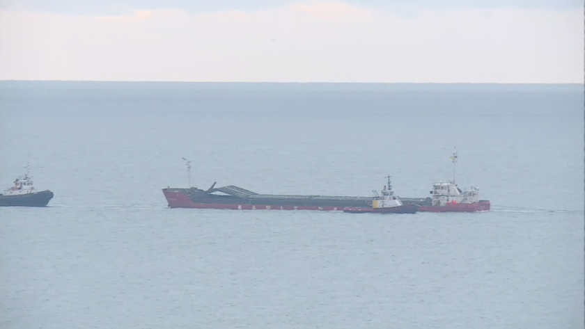 ship vera which ran aground off bulgariarsquos black sea coast has been pulled off rocks now varna port