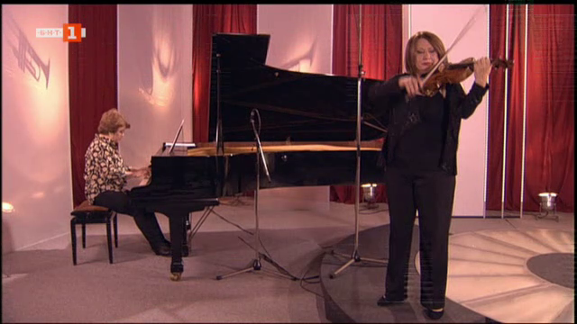 Ангелина Абаджиева и Лилия Бояджиева в студиото на „Вечната музика" . Номинации за "Музикално събитие на месеца"