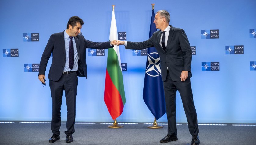 bulgariarsquos prime minister held video conference nato secretary general