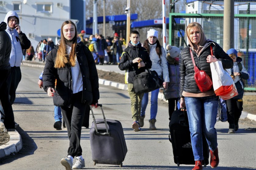 moi more than 13500 ukrainian citizens have entered country via bulgarian romanian border